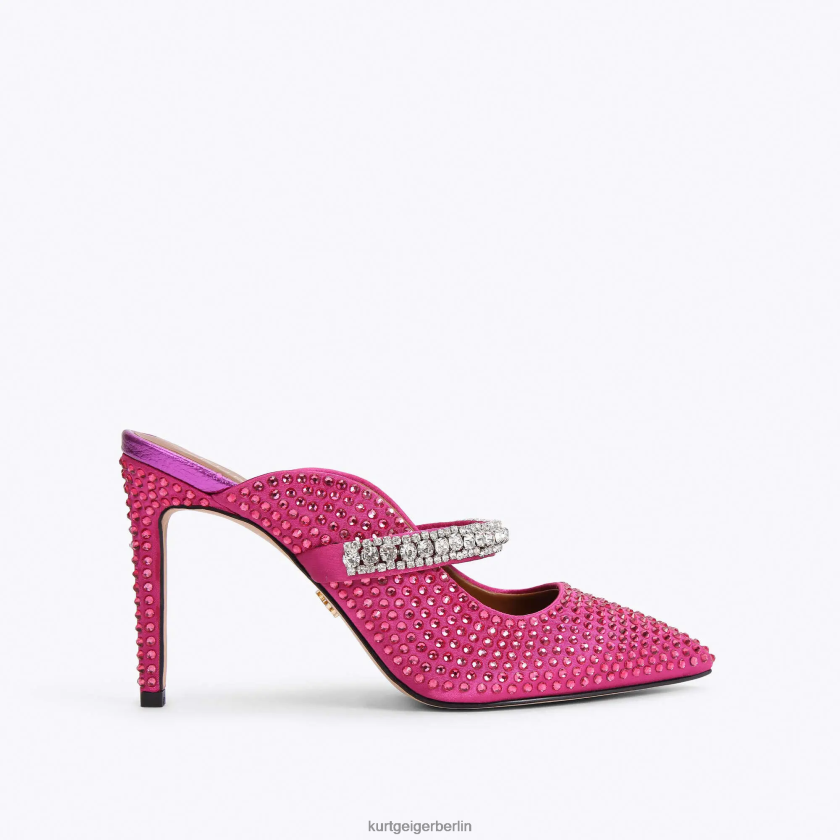 Kurt Geiger Frauen London Duke Kristall 882RTJ418 | Schuhwerk Fuchsia