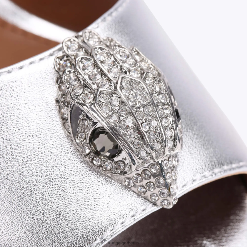 Kurt Geiger Frauen London Kensington D'orsay 882RTJ345 | Schuhwerk Silber