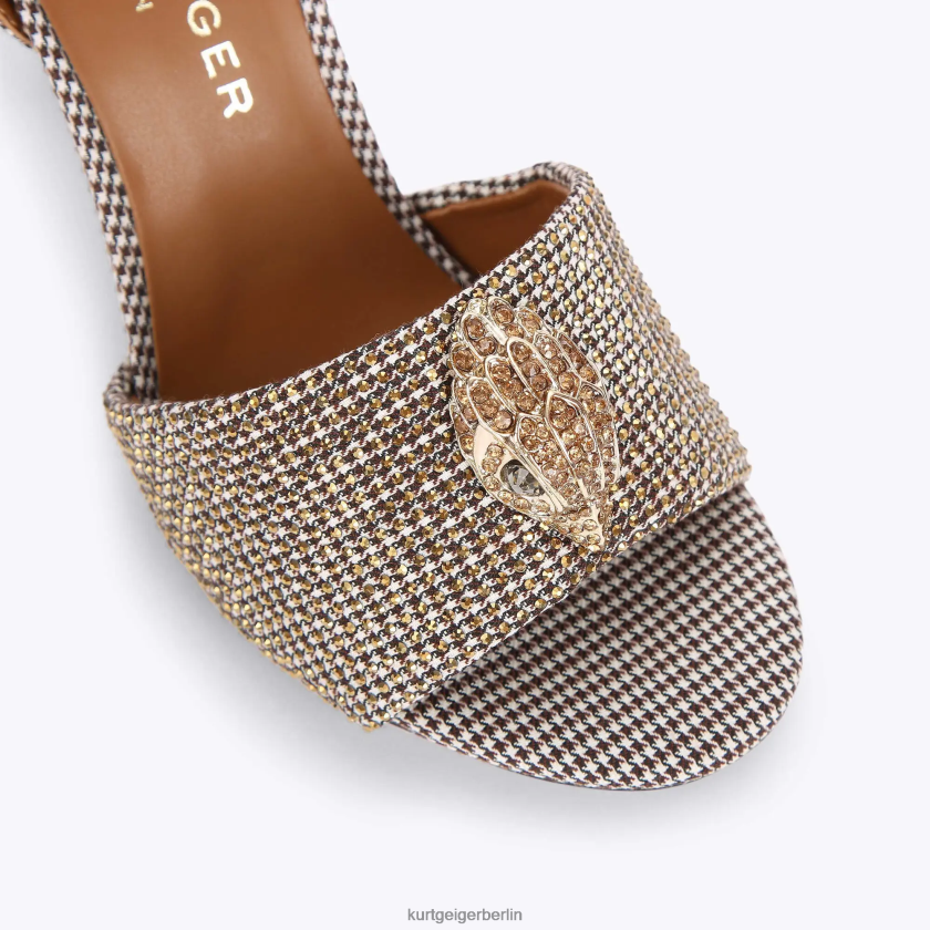Kurt Geiger Frauen London Kensington Sandale 882RTJ672 | Schuhwerk Beige