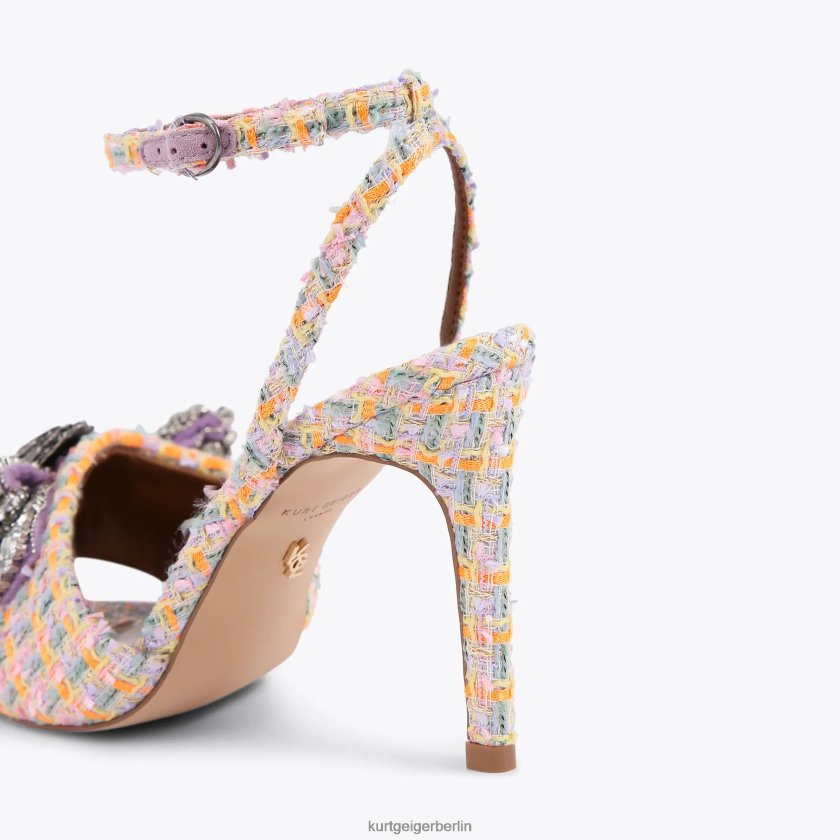 Kurt Geiger Frauen London Kensington Schleifensandale 882RTJ289 | Schuhwerk orange