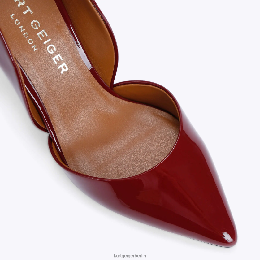 Kurt Geiger Frauen Londoner Anleihe 90 882RTJ406 | Schuhwerk Wein