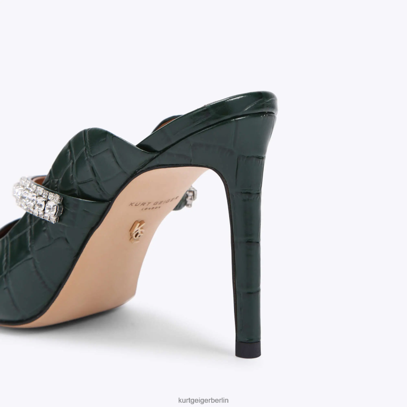 Kurt Geiger Frauen Londoner Herzog 882RTJ422 | Schuhwerk dunkelgrün
