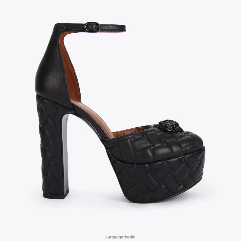 Kurt Geiger Frauen Londoner Kensington-Plattform 882RTJ347 | Schuhwerk Schwarz
