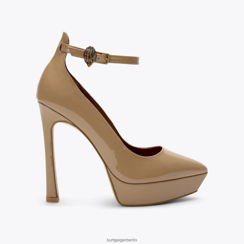 Kurt Geiger Frauen Londoner Shoreditch-Plattformgericht 882RTJ407 | Schuhwerk Kamel