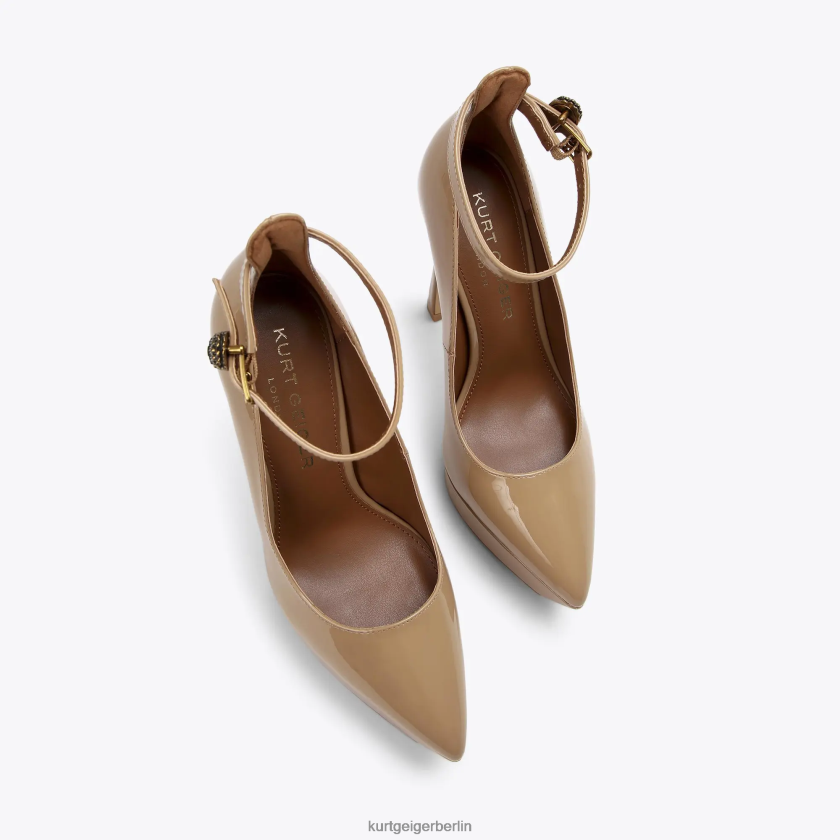 Kurt Geiger Frauen Londoner Shoreditch-Plattformgericht 882RTJ407 | Schuhwerk Kamel