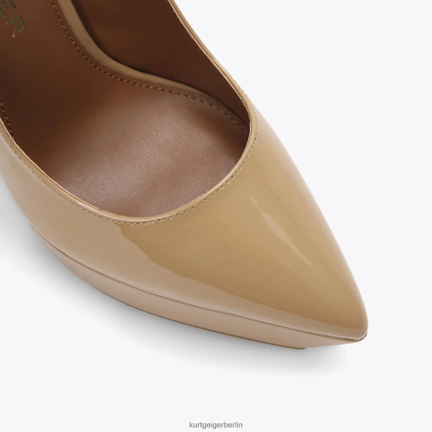 Kurt Geiger Frauen Londoner Shoreditch-Plattformgericht 882RTJ407 | Schuhwerk Kamel