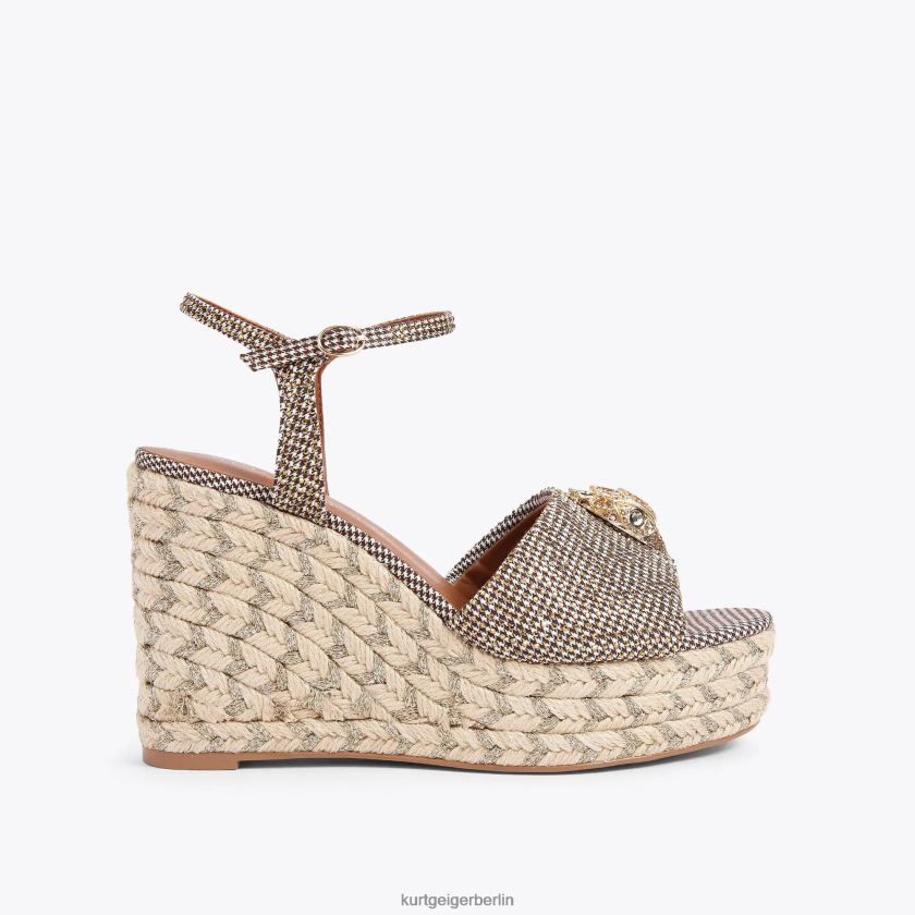 Kurt Geiger Frauen London Kensington 105 Espadrille 882RTJ435 | Schuhwerk Beige