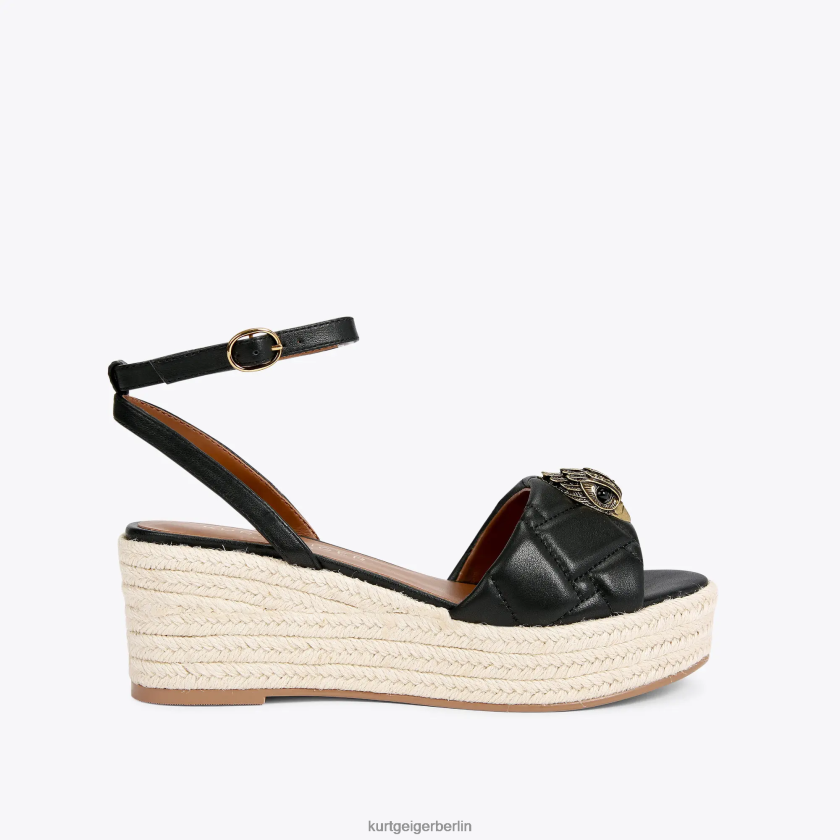 Kurt Geiger Frauen London Kensington 65 Espadrille 882RTJ333 | Schuhwerk Schwarz