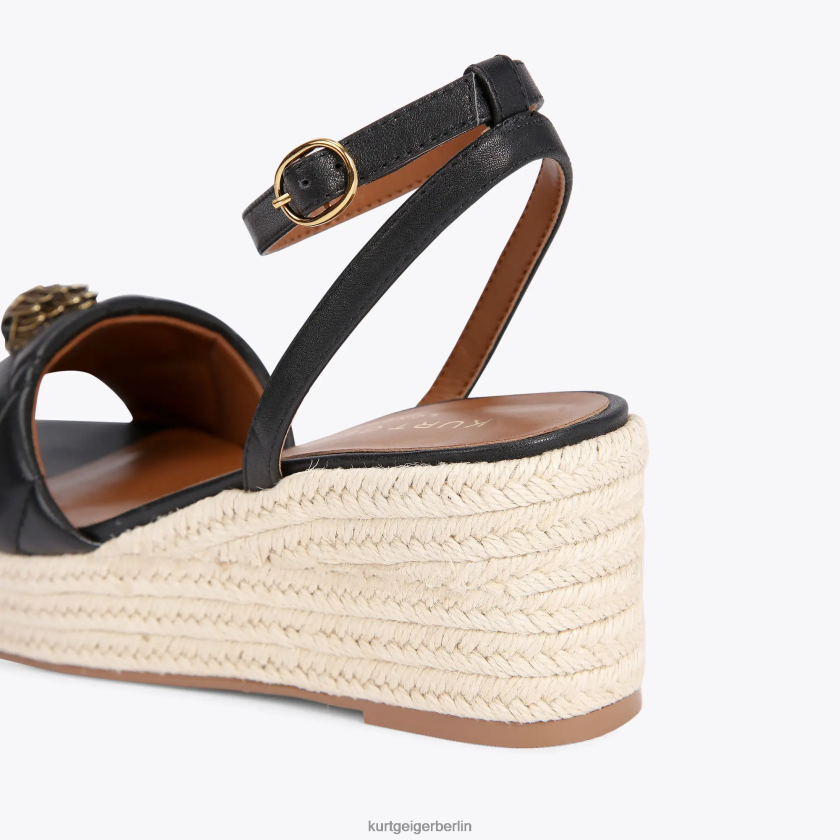 Kurt Geiger Frauen London Kensington 65 Espadrille 882RTJ333 | Schuhwerk Schwarz