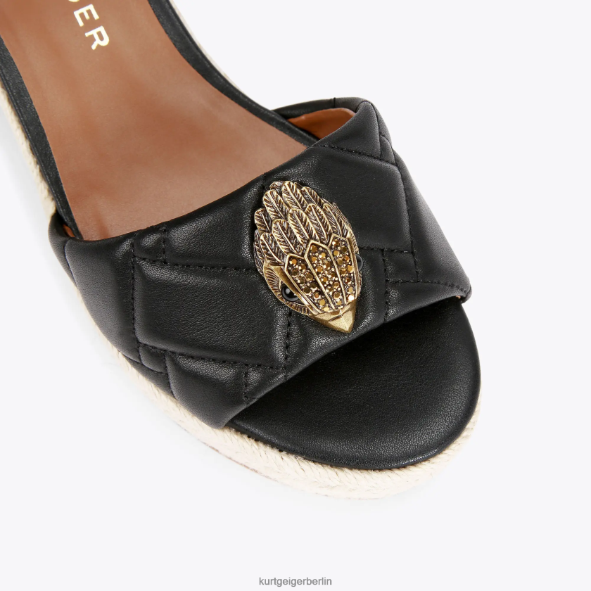 Kurt Geiger Frauen London Kensington 65 Espadrille 882RTJ333 | Schuhwerk Schwarz
