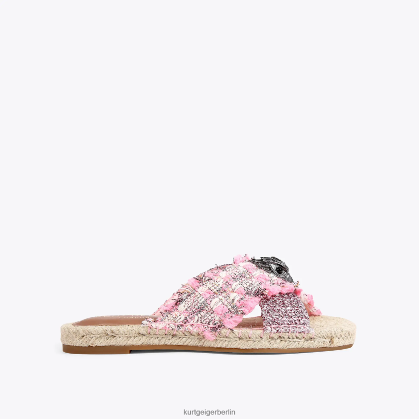 Kurt Geiger Frauen London Kensington Espadrille 882RTJ443 | Schuhwerk rosa Kombination