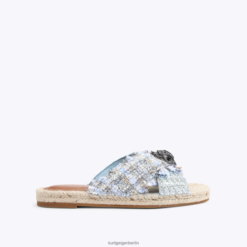 Kurt Geiger Frauen London Kensington Espadrille 882RTJ444 | Schuhwerk hellblau