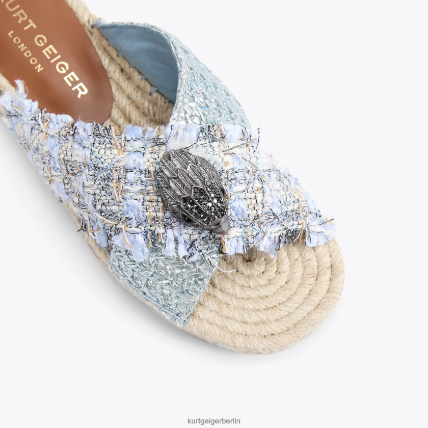 Kurt Geiger Frauen London Kensington Espadrille 882RTJ444 | Schuhwerk hellblau