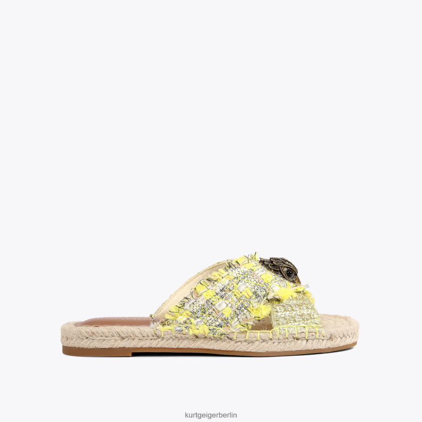 Kurt Geiger Frauen London Kensington Espadrille 882RTJ445 | Schuhwerk Gelb