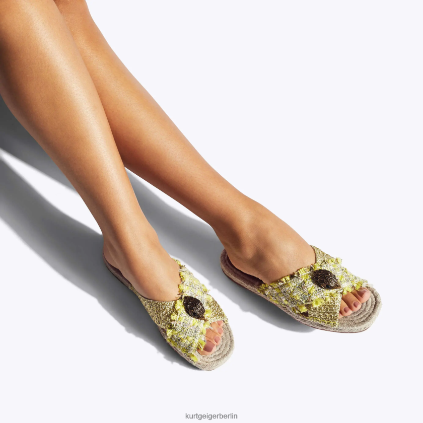 Kurt Geiger Frauen London Kensington Espadrille 882RTJ445 | Schuhwerk Gelb