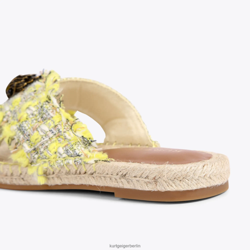Kurt Geiger Frauen London Kensington Espadrille 882RTJ445 | Schuhwerk Gelb