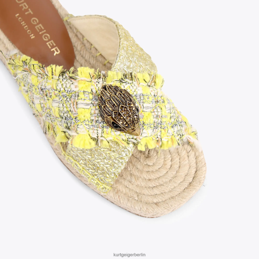 Kurt Geiger Frauen London Kensington Espadrille 882RTJ445 | Schuhwerk Gelb