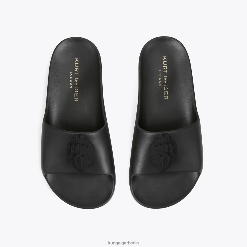 Kurt Geiger Frauen London Eagle klobige Rutsche 882RTJ433 | Schuhwerk Schwarz