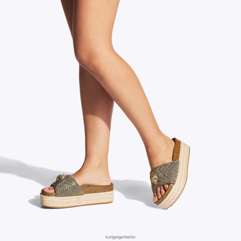Kurt Geiger Frauen London Kensington Flatform 882RTJ440 | Schuhwerk Beige