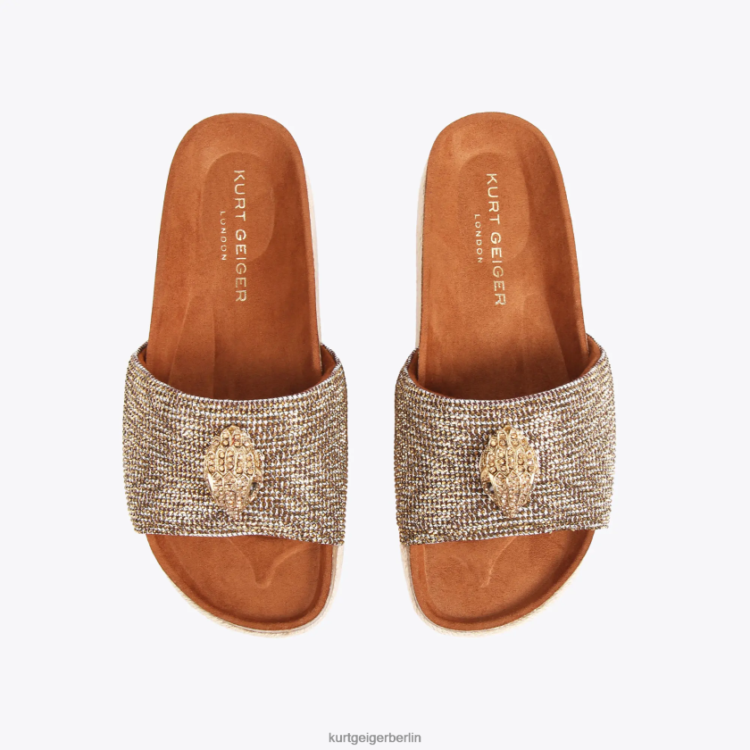 Kurt Geiger Frauen London Kensington Flatform 882RTJ440 | Schuhwerk Beige