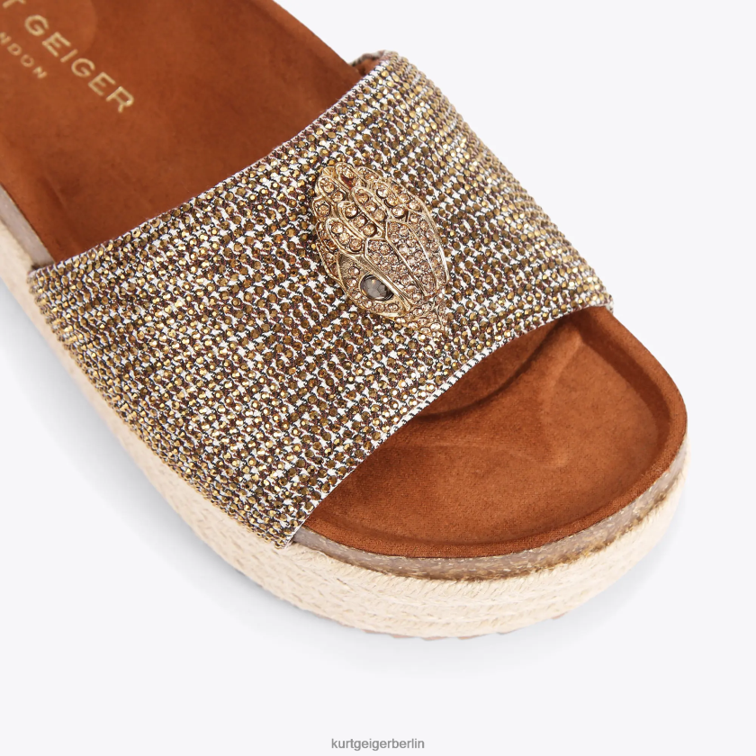 Kurt Geiger Frauen London Kensington Flatform 882RTJ440 | Schuhwerk Beige