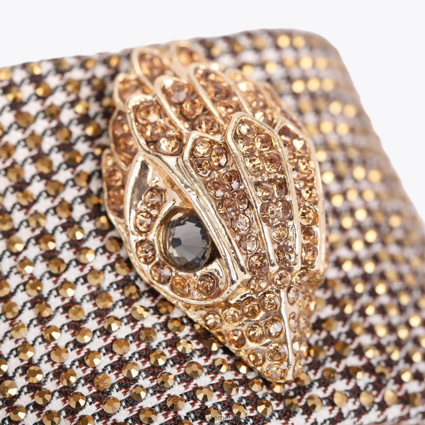 Kurt Geiger Frauen London Kensington flache Sandale 882RTJ351 | Schuhwerk Beige