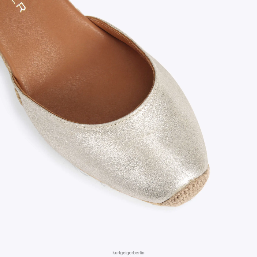 Kurt Geiger Frauen London Monty 882RTJ370 | Schuhwerk Goldkombination