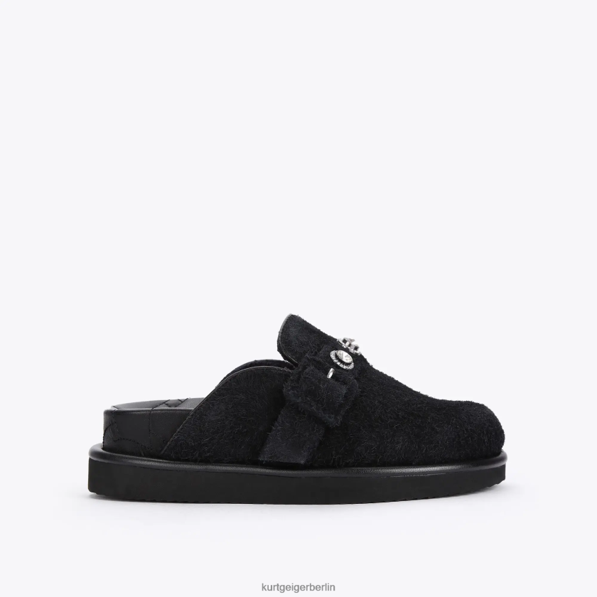 Kurt Geiger Frauen London Orson Crystal Mule 882RTJ384 | Schuhwerk Schwarz