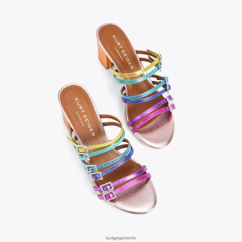Kurt Geiger Frauen London Pierra Block Mule 882RTJ159 | Schuhwerk Multi/Andere