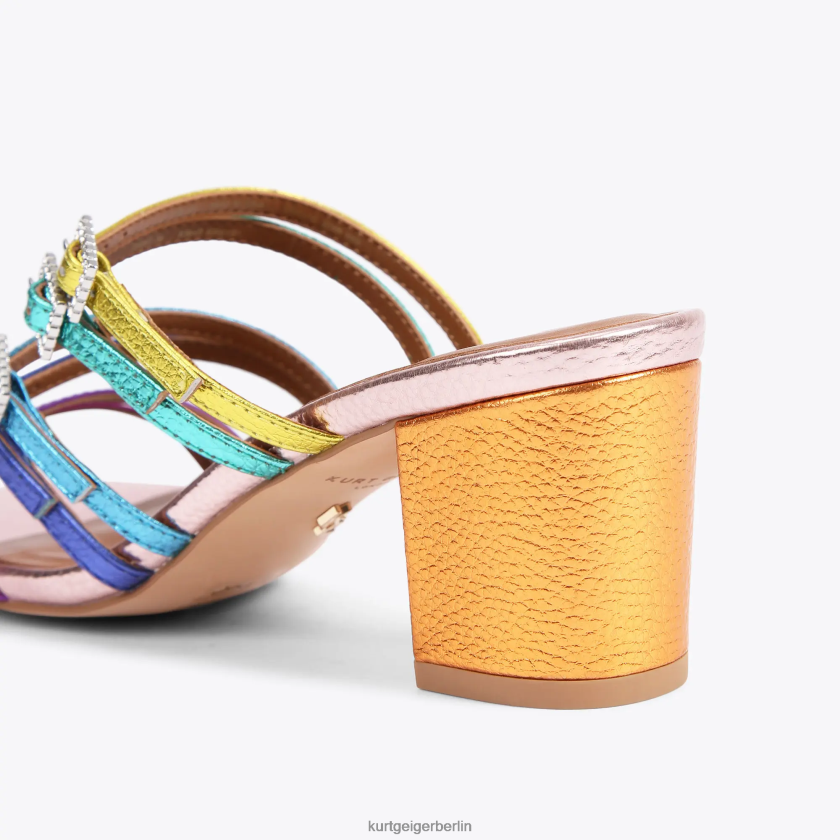Kurt Geiger Frauen London Pierra Block Mule 882RTJ159 | Schuhwerk Multi/Andere