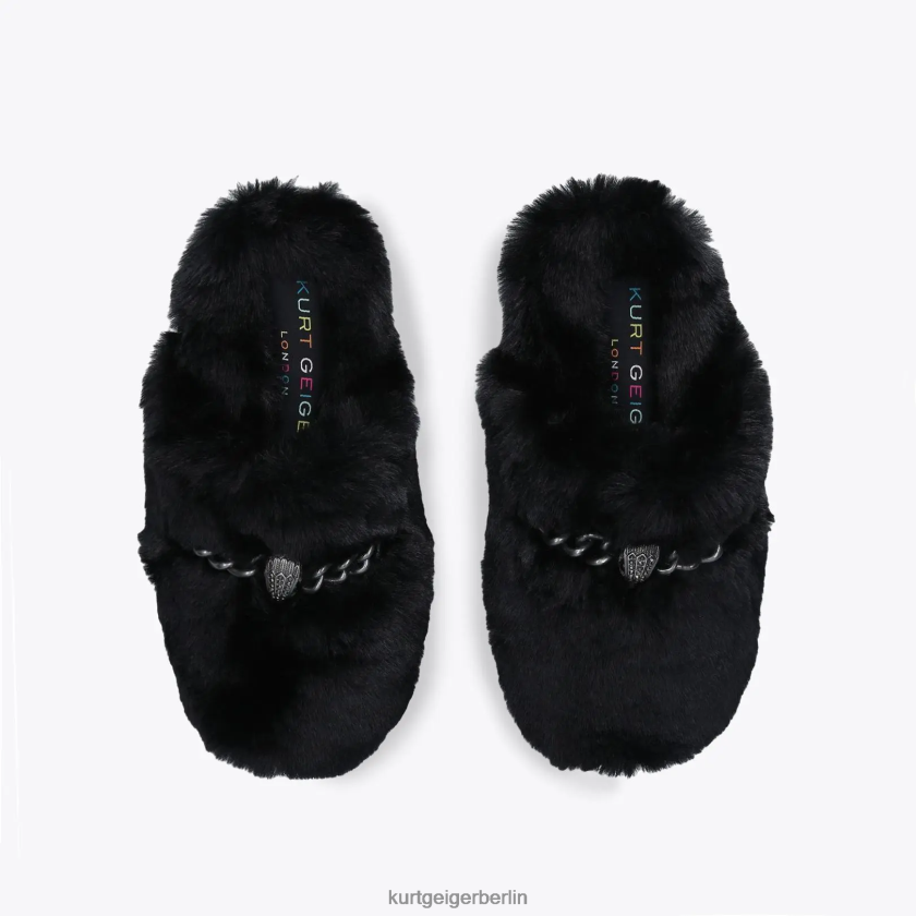 Kurt Geiger Frauen Londoner Chelsea-Slipper 882RTJ358 | Schuhwerk Schwarz
