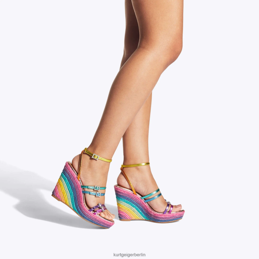 Kurt Geiger Frauen Londoner Pierra-Keil 882RTJ191 | Schuhwerk Multi/Andere