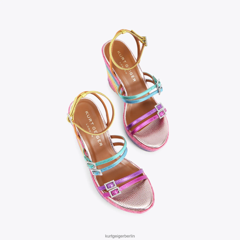 Kurt Geiger Frauen Londoner Pierra-Keil 882RTJ191 | Schuhwerk Multi/Andere