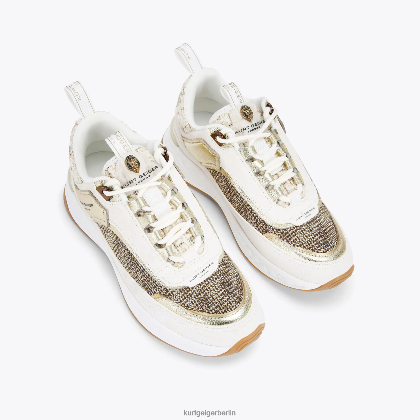 Kurt Geiger Frauen London Kensington-Sneaker 882RTJ294 | Schuhwerk Beige