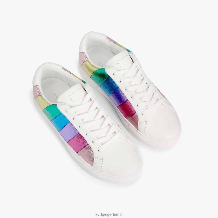 Kurt Geiger Frauen London Lane-Streifen 882RTJ169 | Schuhwerk Metallkombination