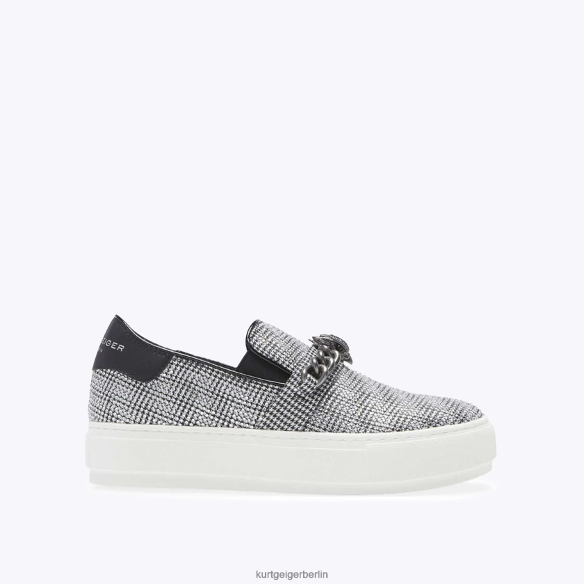 Kurt Geiger Frauen London Laney Chelsea Slip-on 882RTJ376 | Schuhwerk Silber