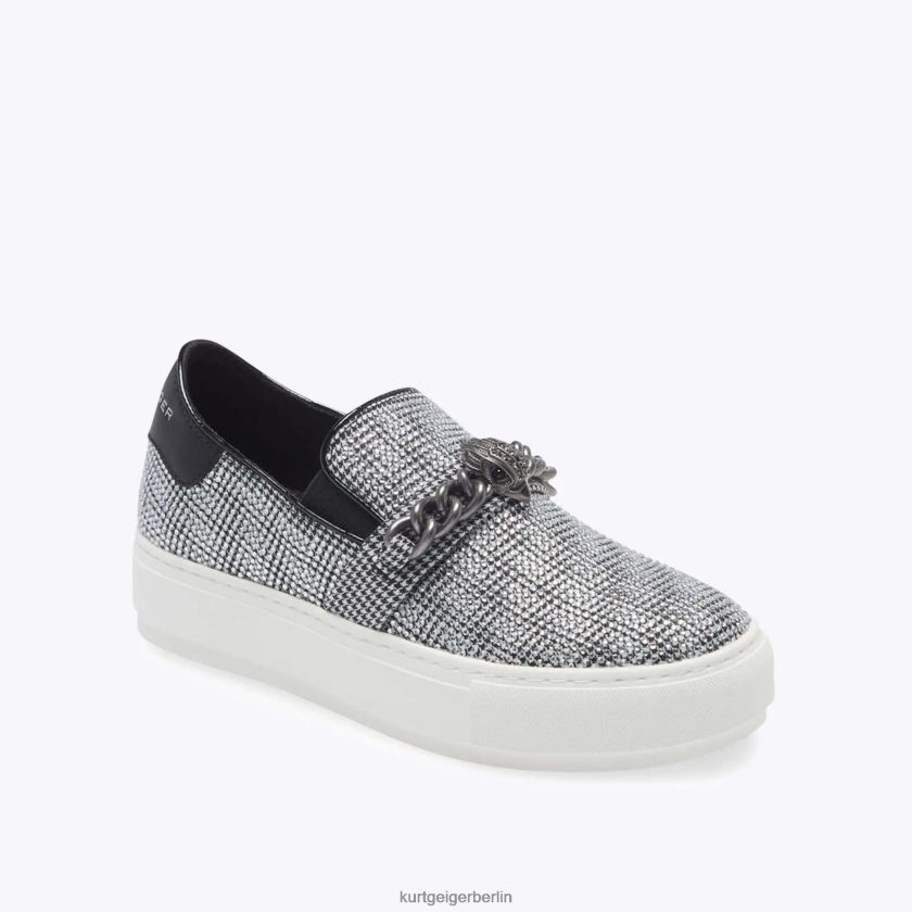 Kurt Geiger Frauen London Laney Chelsea Slip-on 882RTJ376 | Schuhwerk Silber
