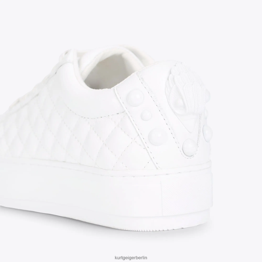 Kurt Geiger Frauen London Laney Eagle durchnässt 882RTJ268 | Schuhwerk Weiß