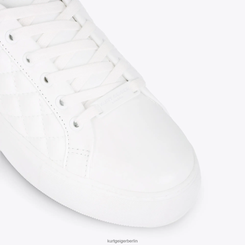 Kurt Geiger Frauen London Laney Eagle durchnässt 882RTJ268 | Schuhwerk Weiß