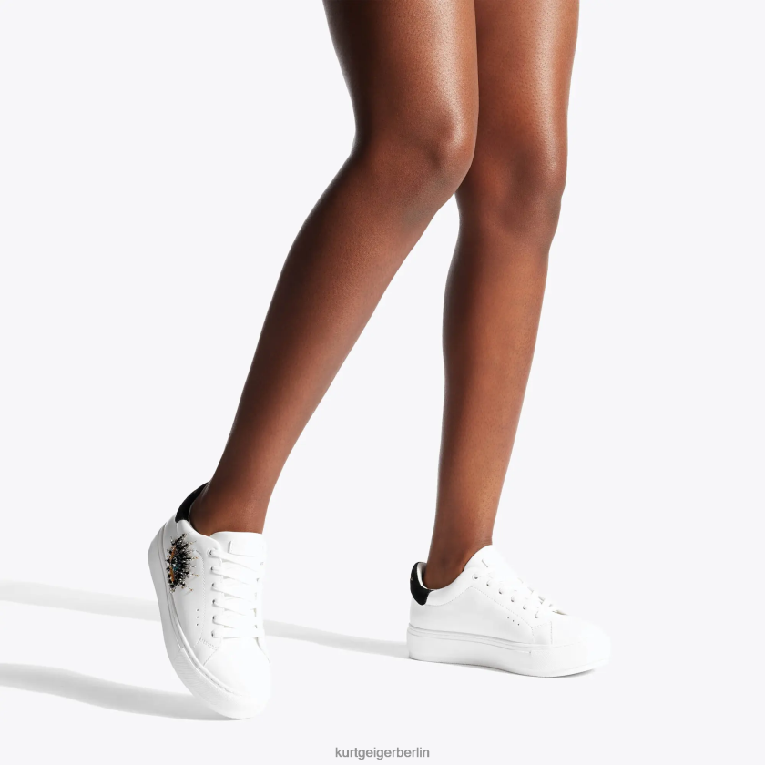 Kurt Geiger Frauen London Laney Eye 882RTJ302 | Schuhwerk Weiß