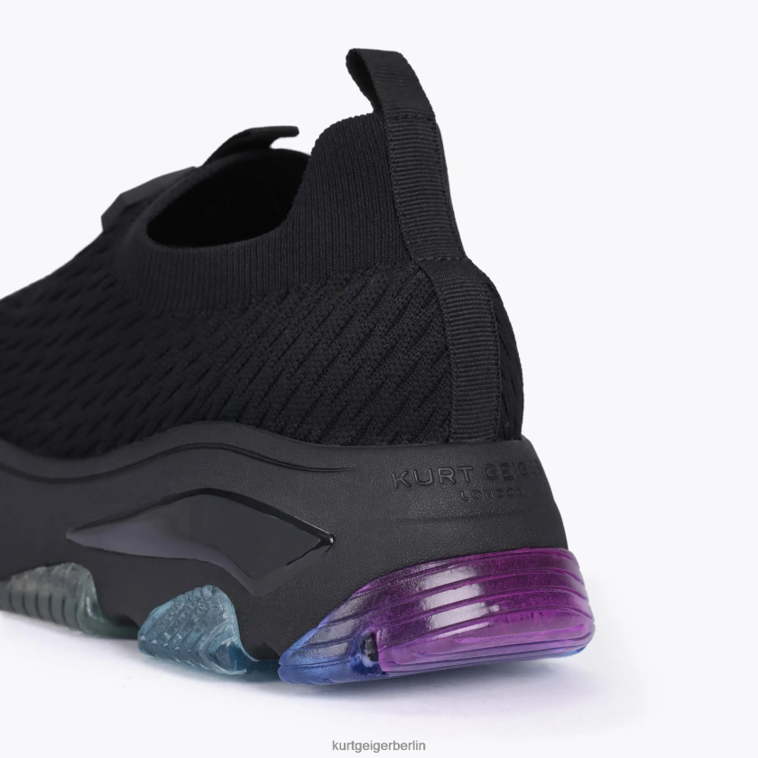 Kurt Geiger Frauen London Lettie stricken 882RTJ305 | Schuhwerk Schwarz