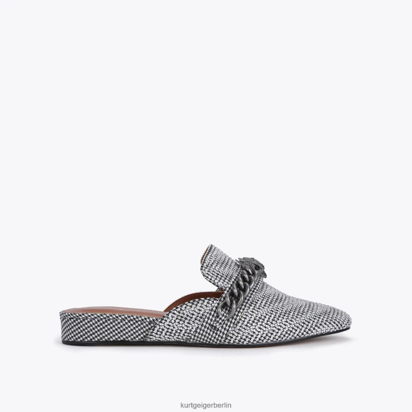 Kurt Geiger Frauen London Chelsea Mule 882RTJ362 | Schuhwerk Silber