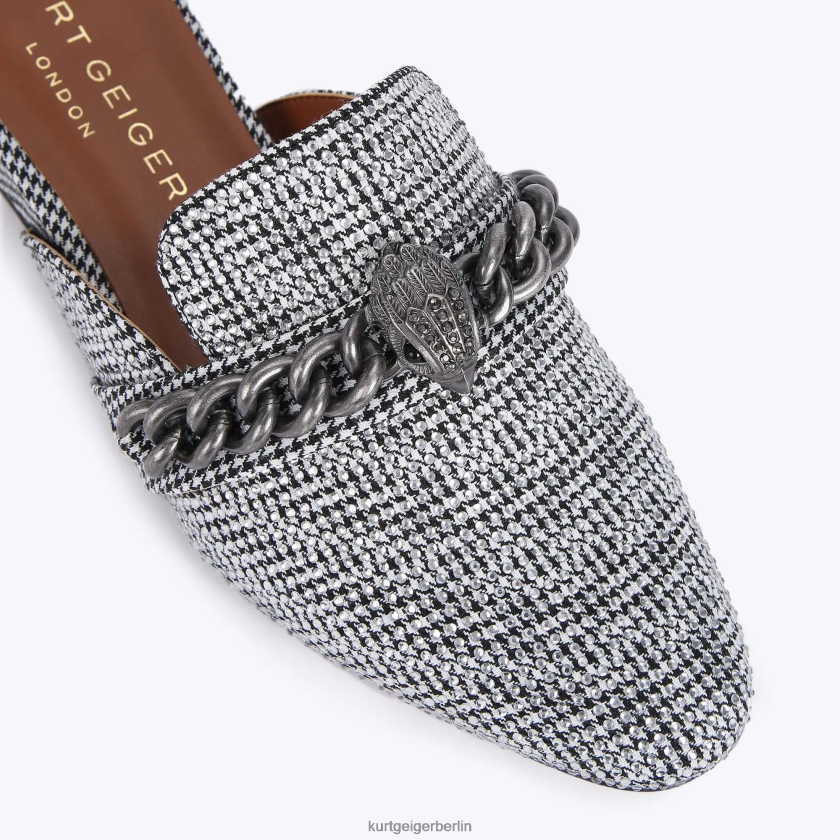 Kurt Geiger Frauen London Chelsea Mule 882RTJ362 | Schuhwerk Silber