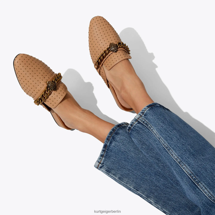 Kurt Geiger Frauen London Chelsea Mule 882RTJ364 | Schuhwerk Kamel