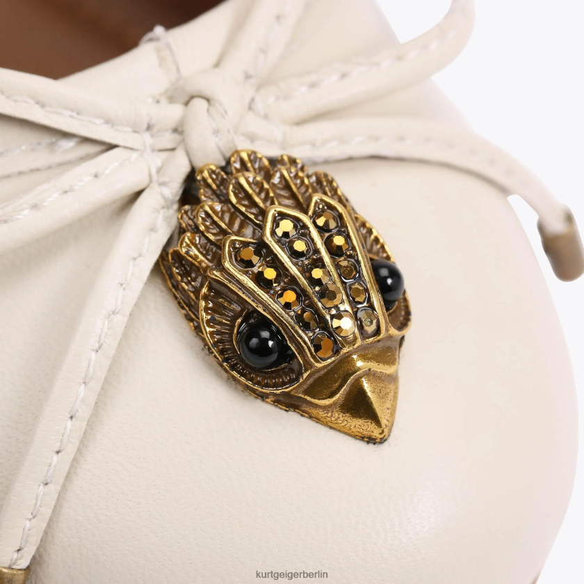 Kurt Geiger Frauen London Eagle Ballerina 882RTJ354 | Schuhwerk Knochen