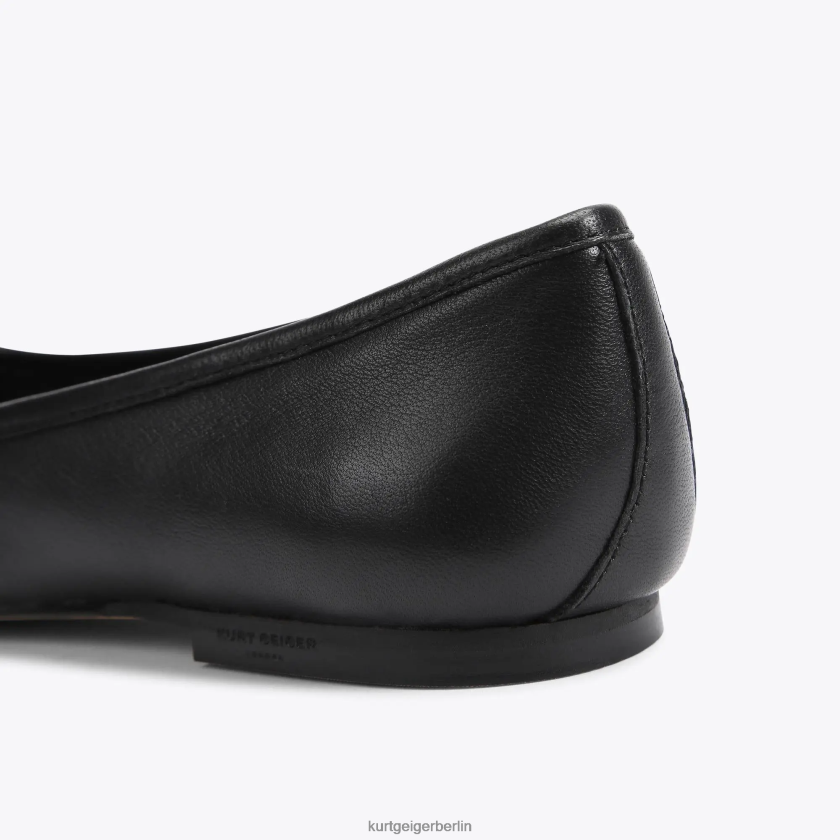 Kurt Geiger Frauen London Eagle Ballerina 882RTJ356 | Schuhwerk Schwarz