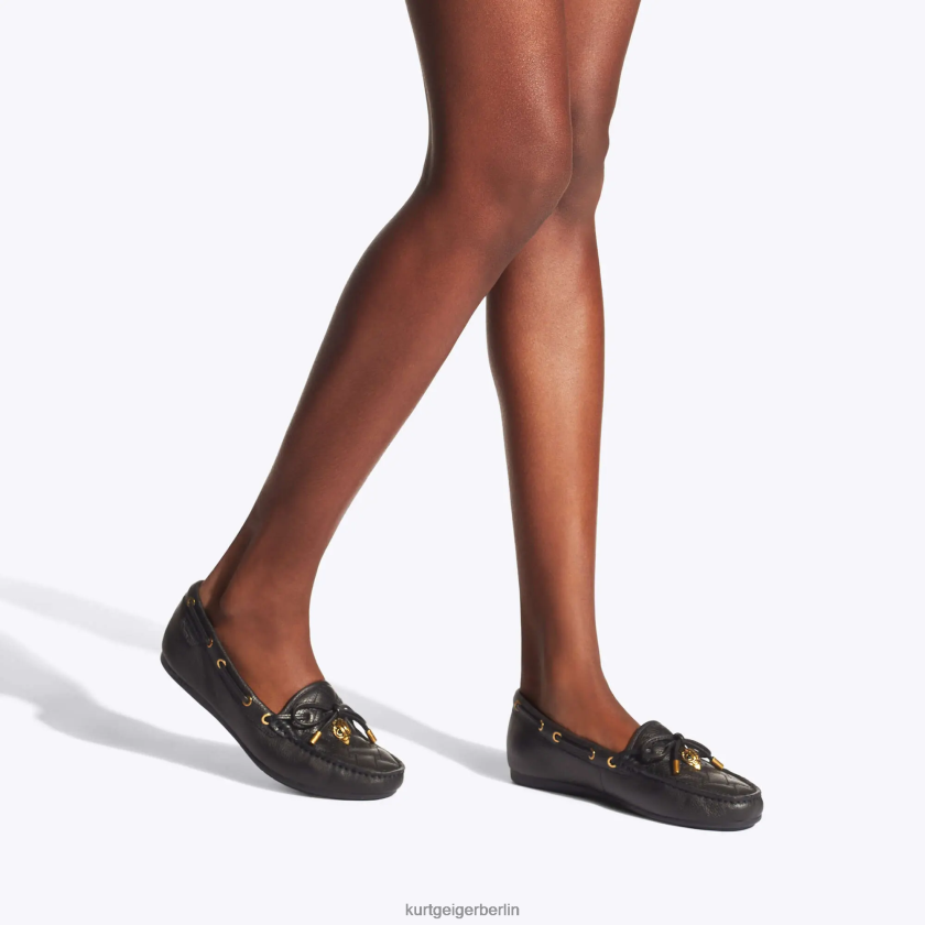 Kurt Geiger Frauen London Eagle Mokassin 882RTJ355 | Schuhwerk Schwarz