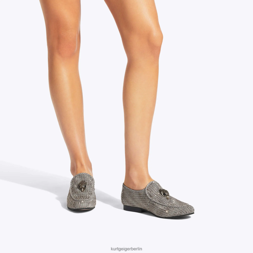 Kurt Geiger Frauen London Holly Eagle Loafer 882RTJ378 | Schuhwerk Beige