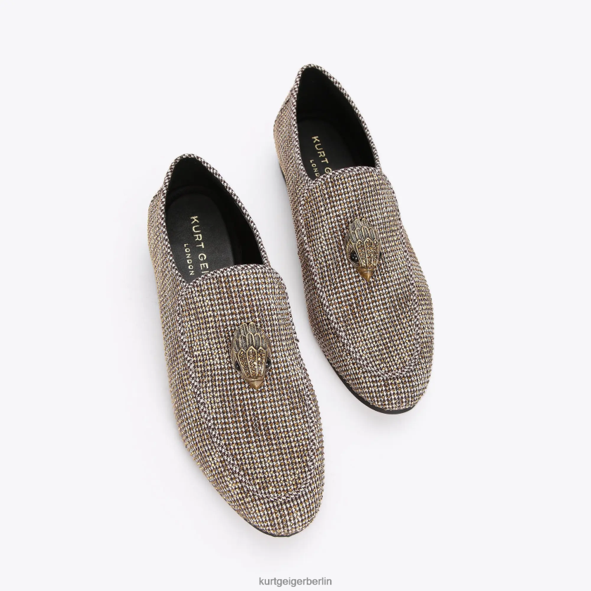 Kurt Geiger Frauen London Holly Eagle Loafer 882RTJ378 | Schuhwerk Beige
