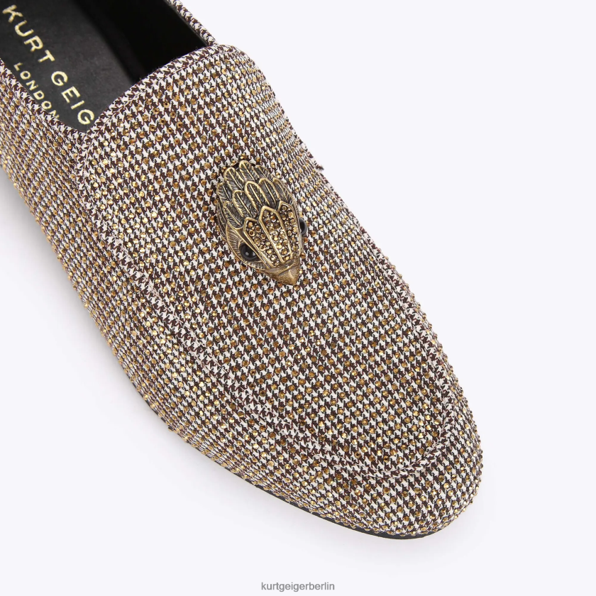 Kurt Geiger Frauen London Holly Eagle Loafer 882RTJ378 | Schuhwerk Beige